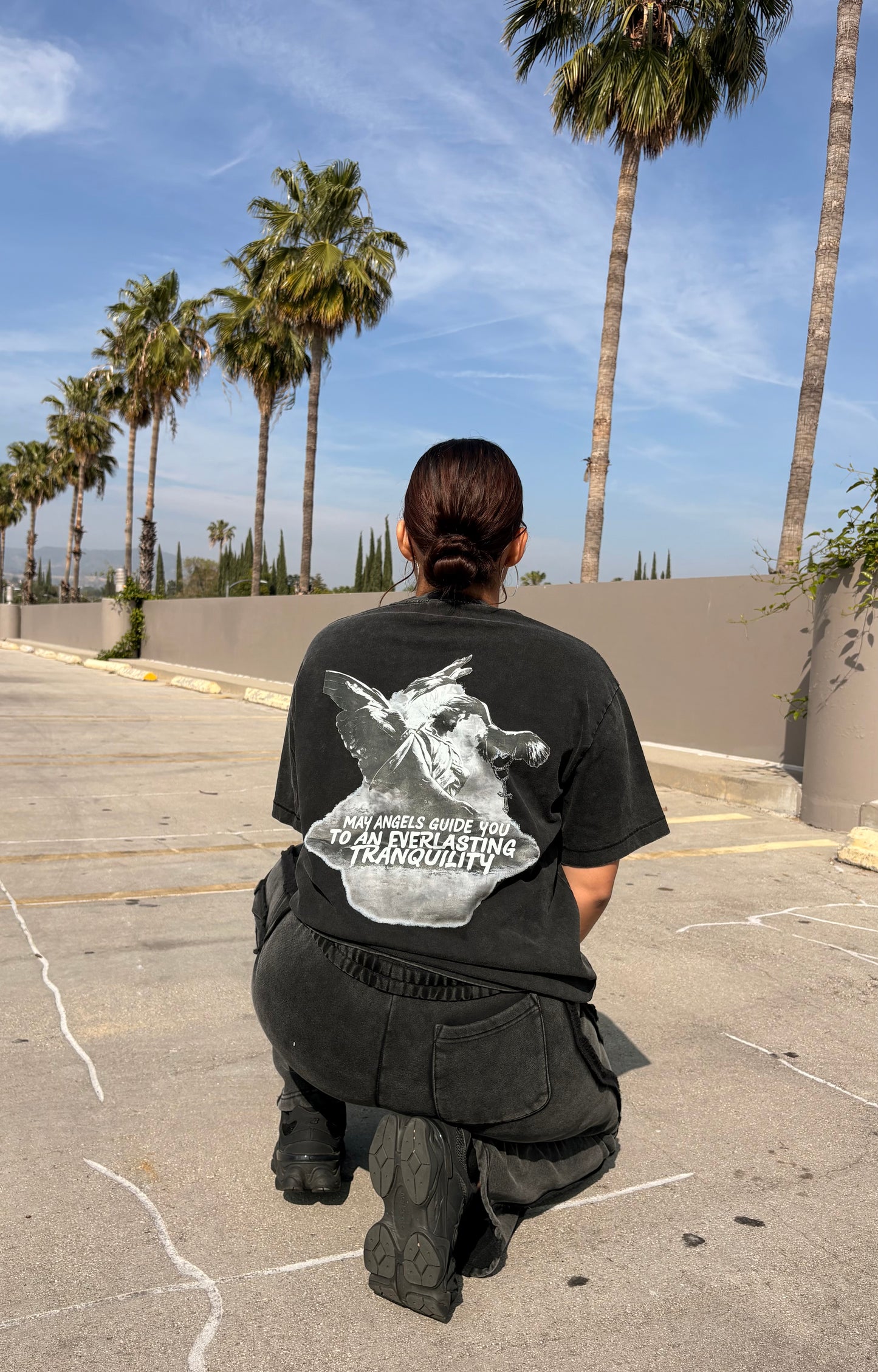 PRE-ORDER: Oversized Ash Black Tee